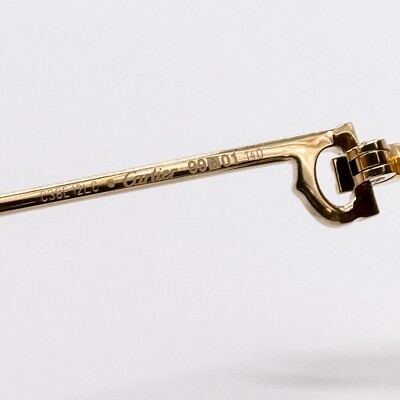 NEW CARTIER CT0274S 002 WOMEN GOLD ROUND SUNGLASSES | eBay display picture 2