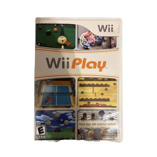 Nintendo Wii Play (Wii) NTSC-U/C 2007 E Multiplayer Manual Disc w/ Case
