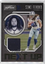 2021 Panini Playbook Next Up Jerseys Simi Fehoko #NXT-SFE Rookie RC 0i1b