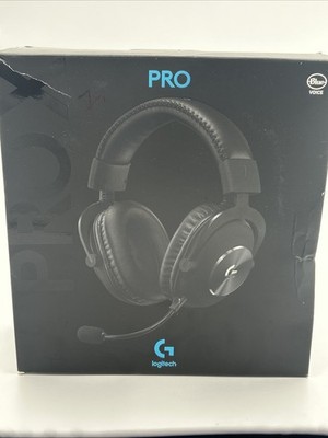 Logitech G Pro X Gaming Headset Wired Blue Voice Surround Sound  