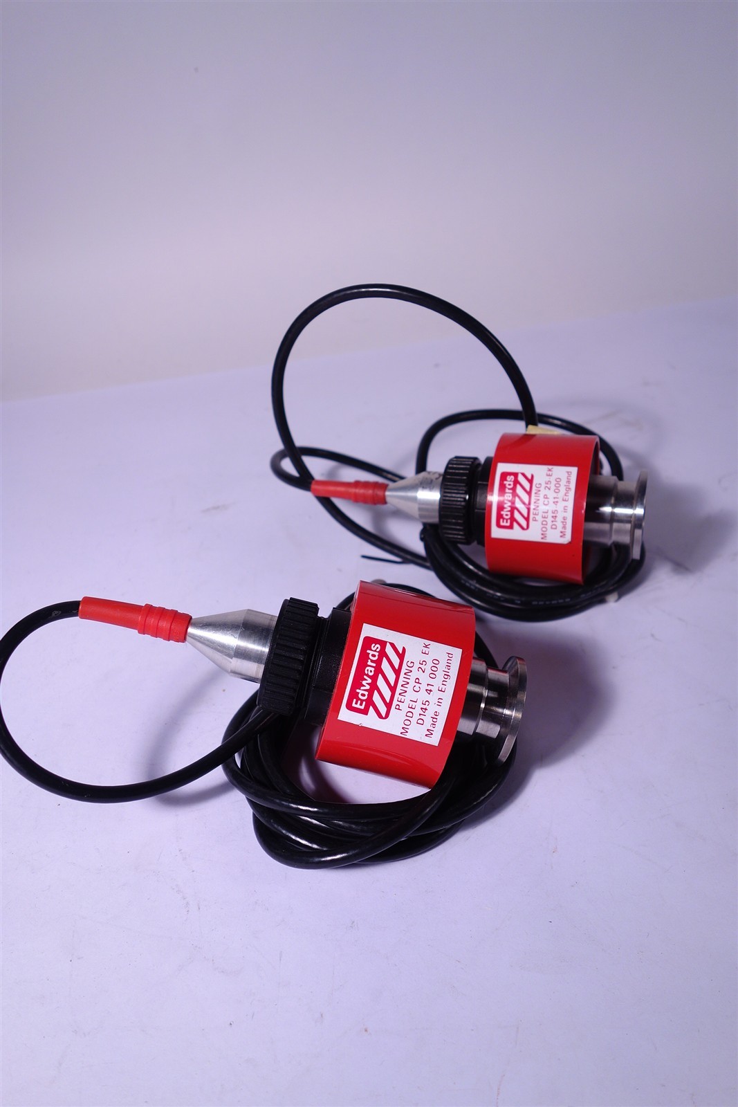 Lot of 2 Edwards Penning CP25EK Vacuum Gauges