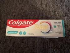 Colgate Total Active Prevention Toothpaste FRESH MINT Paste 3.3 oz 07/27