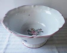 Vintage Pierre Deux Atelier de Segries Moustiers French Faience Large Bowl
