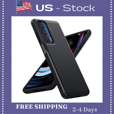 Motorola Moto Edge 2021 (Edge 5G UW) Case: Dual Layer Protective Heavy Duty Cell