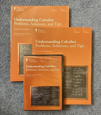 The Great Courses Understanding Calculus: Problems Solutions Tips NEW DVD +Books