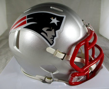 Julian Edelman / Autographed New England Patriots Speed Mini Helmet / COA