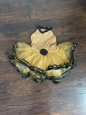 gold and black girls dance costume