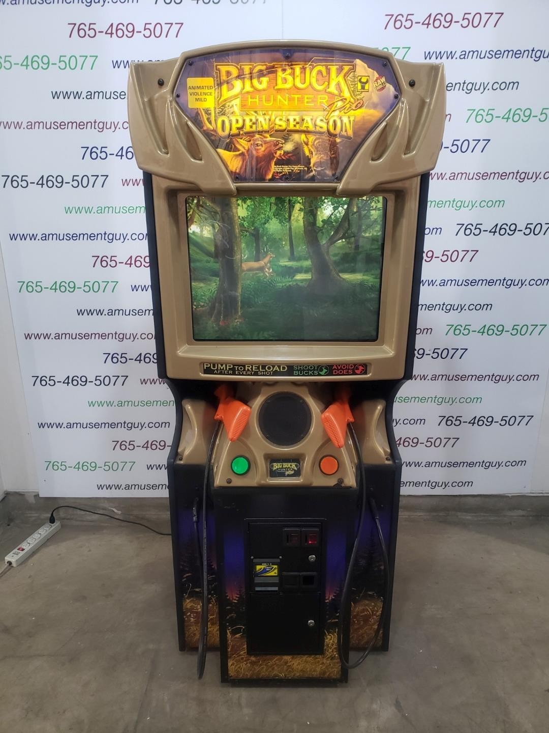 Big Buck Open Season by Raw Thrills COIN-OP Arcade Video Game