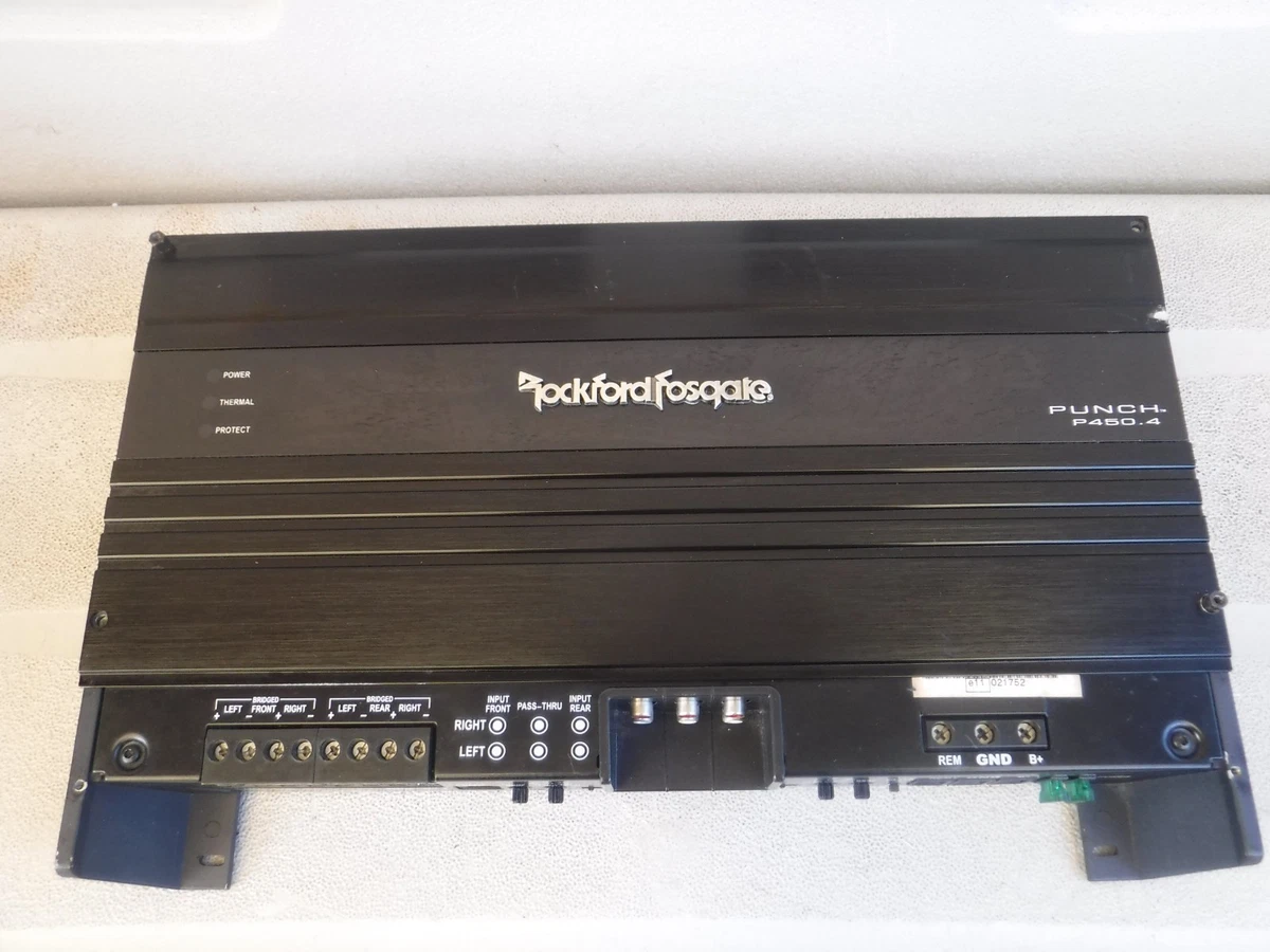 Rockford Fosgate パワーアンプ　P400-4 ロックフォード ROCKFORD FOSGATE ロックフォード・フォズゲート P400X4 (パンチ
