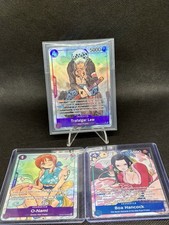 One Piece Peach Momoko Trafalgar Law Boa Hancock O-Nami Holo card Lot