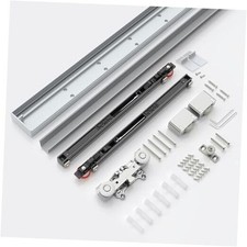 Nuk3y Concealed Sliding Barn Door Hardware with Soft Close  48" Track