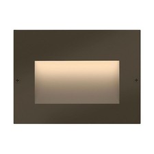 12V 1.9W LED Horizontal Step Light - 4.5 Inches Wide by 3.25 Inches High-Bronze