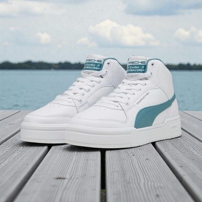 PUMA Porsche Legacy CA Pro Men's Sneakers White-Bold Blue Size 11.5 392865 02