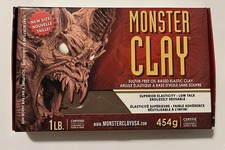 Monster Clay 1lb. Medium Brown Elastic Clay