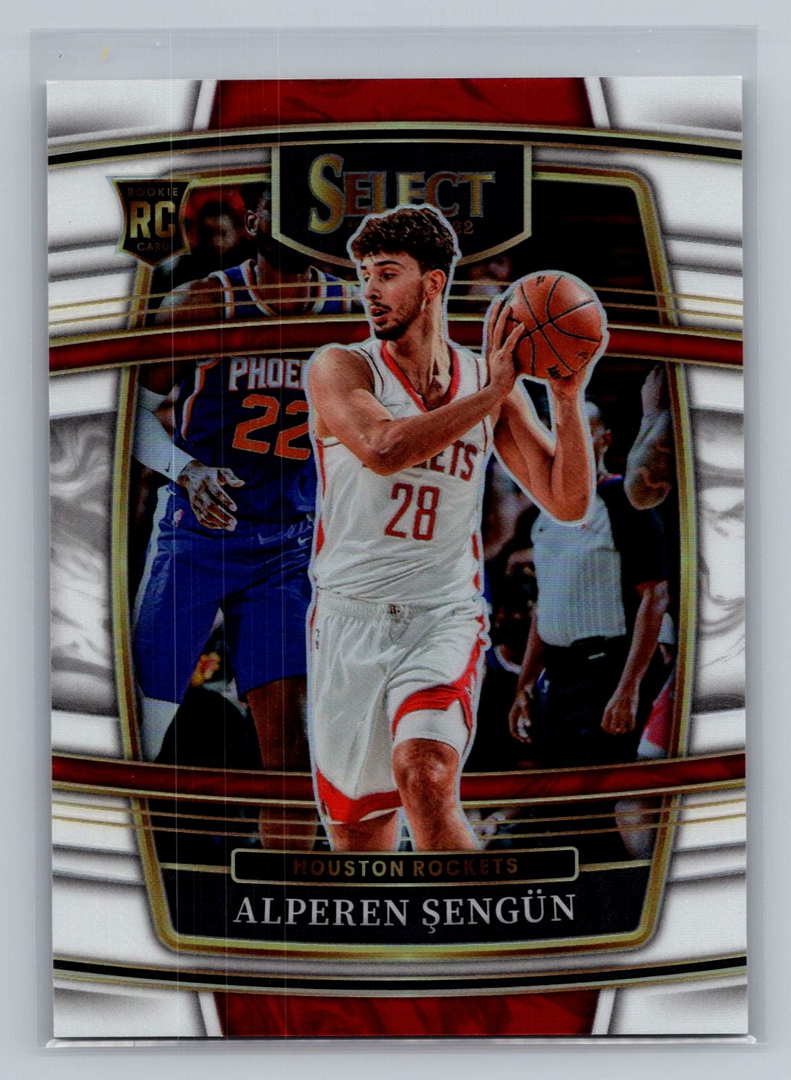 Alperen Sengun 2021-22 Panini Select #19 White Prizms #/149 Rookie RC Rockets