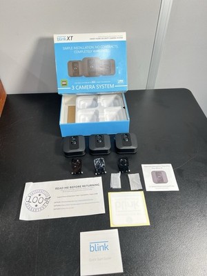3 Blink XT Battery Powered Add-On Security Camera XT1 -No Sync Module