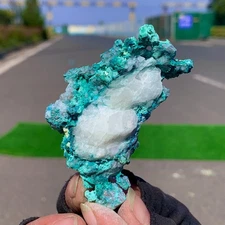 96G Natural copper mine with malachite Primitive mineral specimen Gemstone Rare