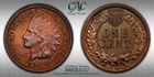 1888 Indian Head Cent - Philadelphia - CAC Unc Details - Questionable Color