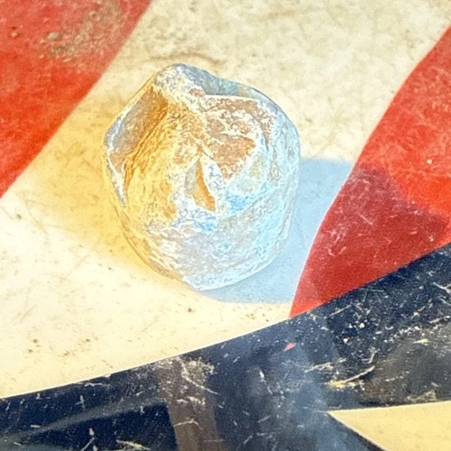 Dug Civil War 💥 🇺🇸 💣 Carved Confederate Nipple Protector Bullet