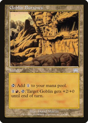 Goblin Burrows [Onslaught] Lightly Played