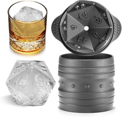 D20 Dice Ice Mold, DND Gamer Gifts for Men Women, Cool Christmas Stocking Stuffe