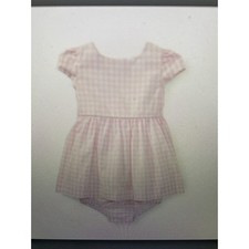 NWT Ralph Lauren 9M gingham cotton dress and bloomers