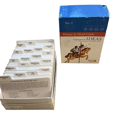 Ballard & Tighe Carousel of Ideas Picture & Word Cards Set 2 Levels 5-8 #2-923