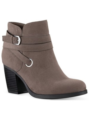 STYLE & COMPANY Womens Brown Zolaa Round Toe Block Heel Zip-Up Booties 9 M