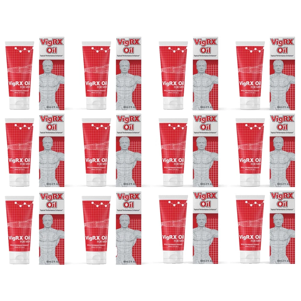 Aceite VigRX para hombres 12 tubos 2 oz cada aceite tópico 100 % auténtico ENVÍO RÁPIDO Foto 2 de 4