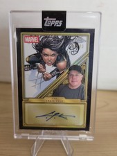 2025 Topps Chrome Marvel Mint X23 Autograph Craig Kyle Black Refractor /10