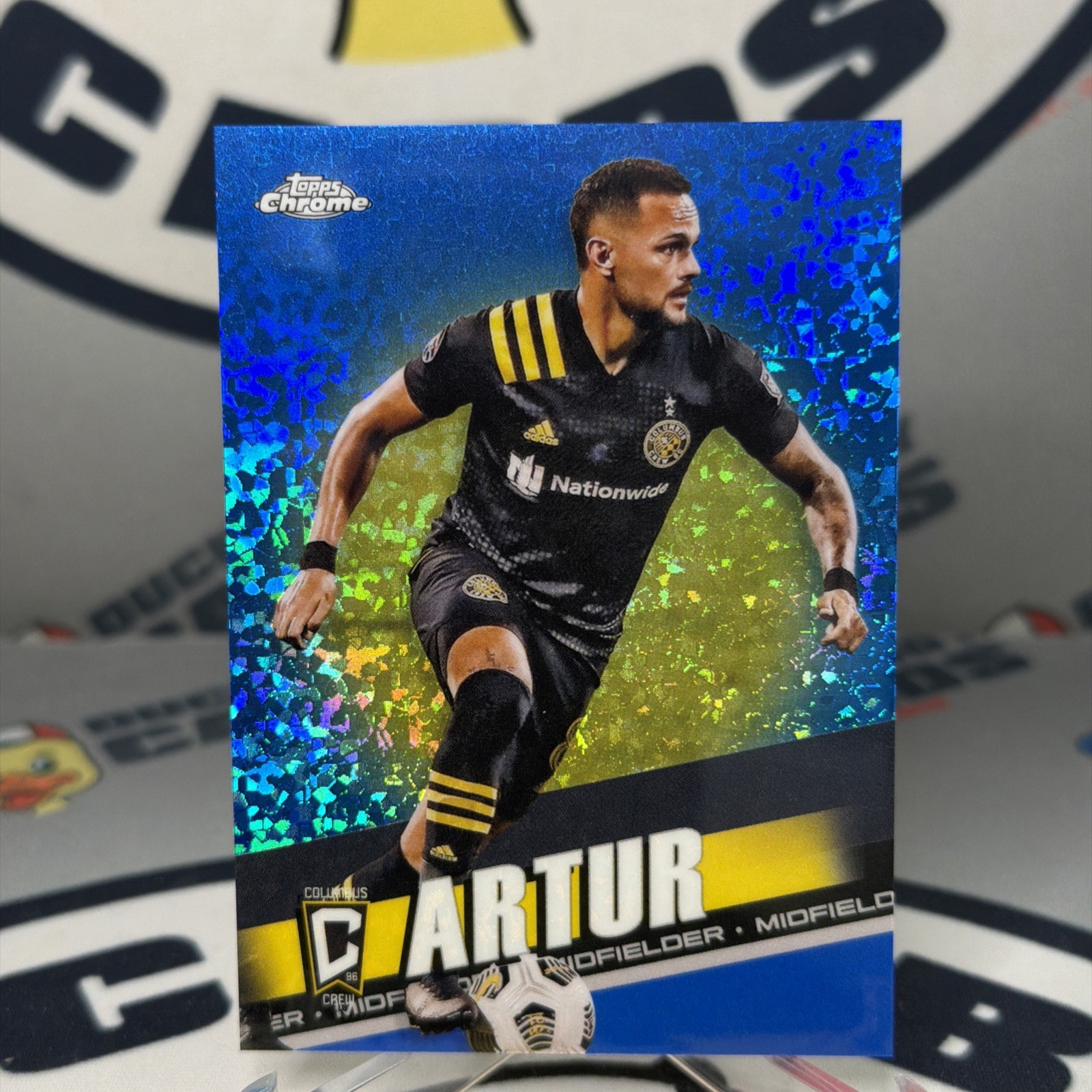 Artur 2022 Topps Chrome MLS #31 Blue Mini Diamond /199