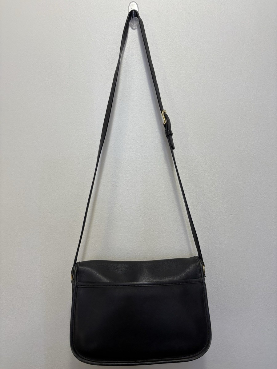 COACH Vintage 9790 Legacy City Bag Turnlock Flap Crossbody Leather