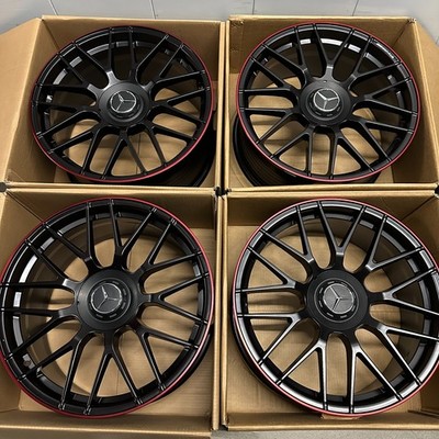 Set of 19 Inch Rims Wheels C63 AMG Style 19x8.5 19x9.5 +38 (5x112 