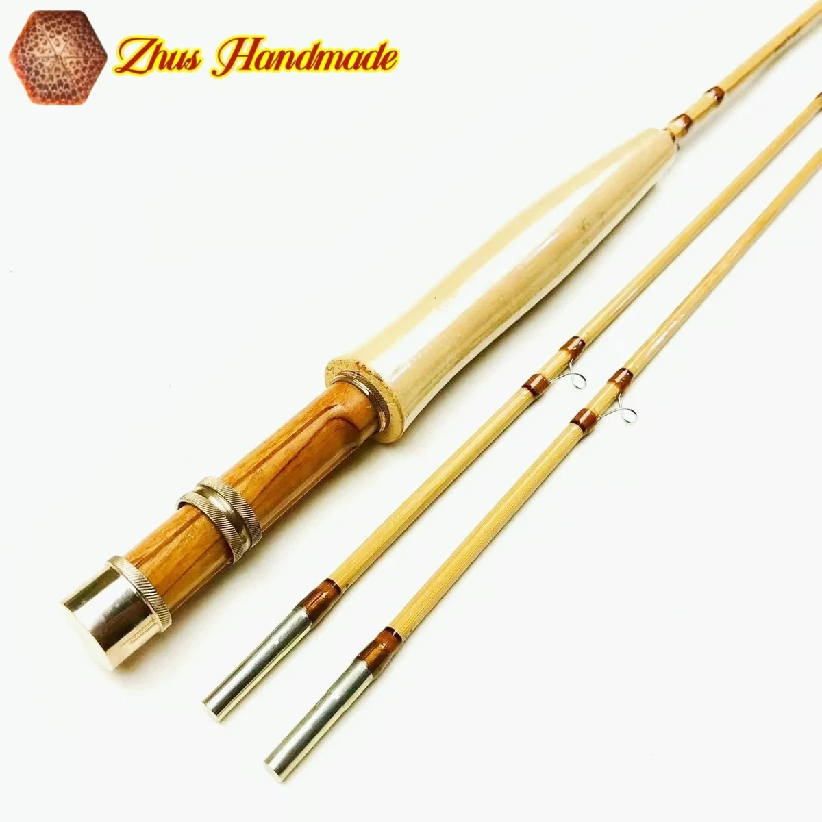 Pêche CANNE à MOUCHE Bambou refendu 6 Fly rod fishing cane Pezon et