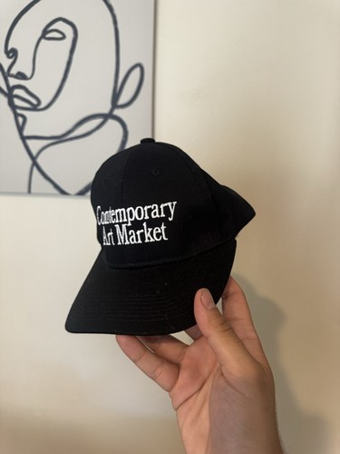 Contemporary Art Market Men's Black Baseball Cap Adjustable One Size