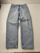 Vintage 90s Levi  s 550 Light Wash Red Tab Made USA Denim Jeans 31x32