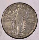 1929-D Standing Liberty Quarter Circulated 25c Silver US Mint Coin VF20