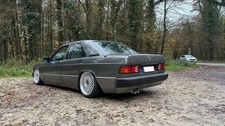 FOX Sportauspuff-Komplettanlage Mercedes 190 Typ W201 2x76mm abgeschr&auml;gt