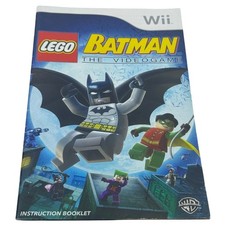 LEGO Batman The Videogame Nintendo Wii Instruction Booklet Manual Only
