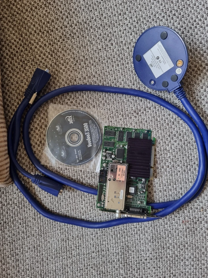 3DFX Voodoo3 3500 TV AGP 16mb complete original set, graphics card, retro, gpu - Image 4 of 4
