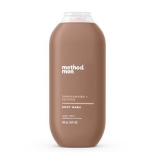 Method Men Body Wash, Sandalwood  Vetiver, 18 Fl Oz Pack of 1 , Clear