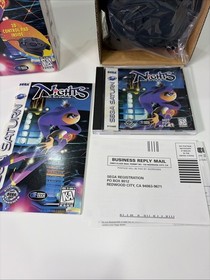 Nights Into Dreams (Sega Saturn) Big Box w/3D Control Pad Complete CIB Reg Card