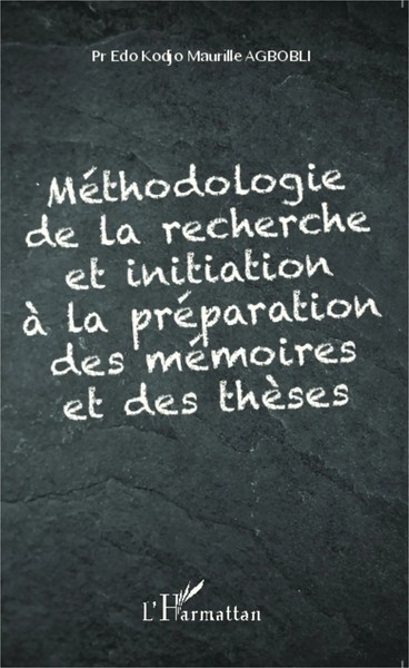 Edo Kodjo Maurille Agbobli | MéThodologie De La Recherche Et Initiation à La...-image