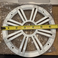 KICKER KM65 6.5" MARINE SPEAKER COVERS GRILLES WHITE