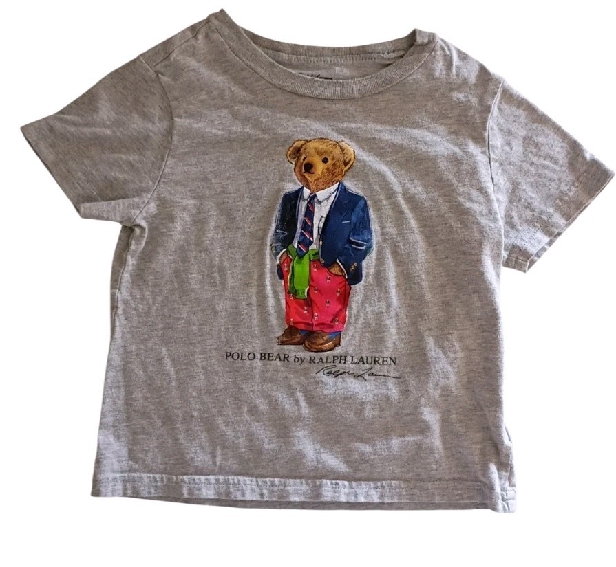 Baby Boy's Polo Bear Cotton Jersey T-shirt by Ralph Lauren (Rare)