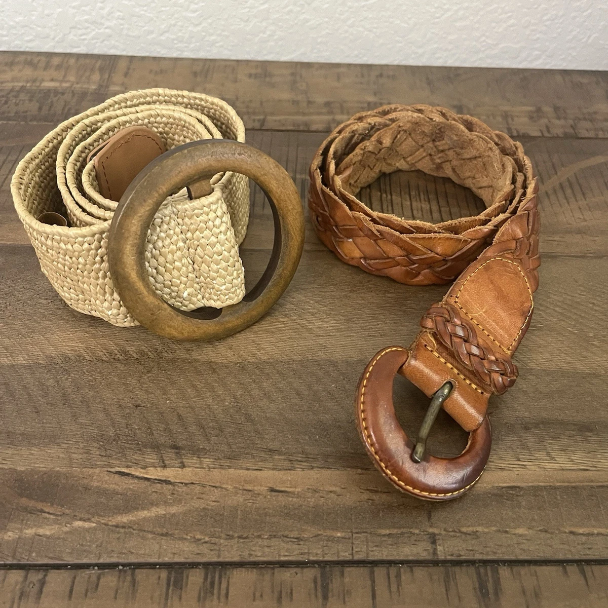 Linea Pelle Braided Belt Wide Belts for Women for sale | eBay display picture 1