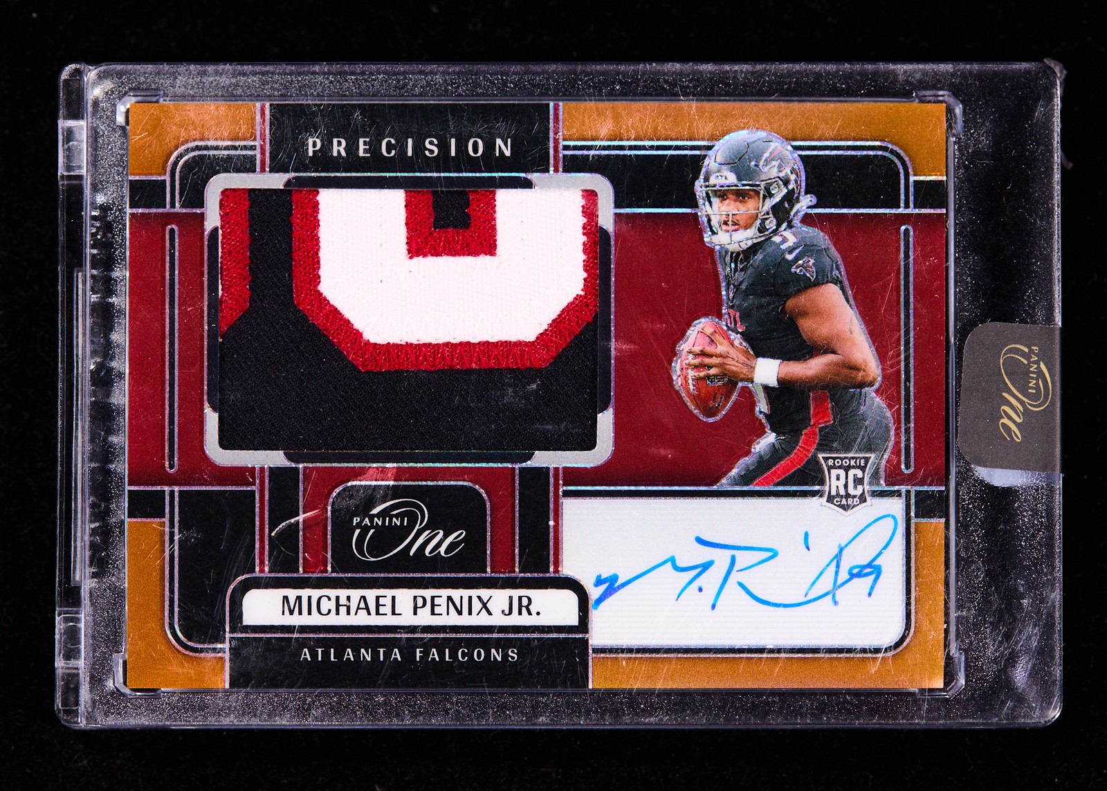 Michael Penix Panini One #302 Patch Autograph