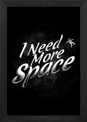 #ad #ad I Need More Space Framed Wall Art Poster Canvas Print Picture GBP 34.95