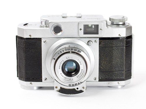 Cámara telémetro Mamiya 35 1er modelo 35 mm con hexágono 3,5/50 mm de 1949 carcasa - Imagen 2 de 11