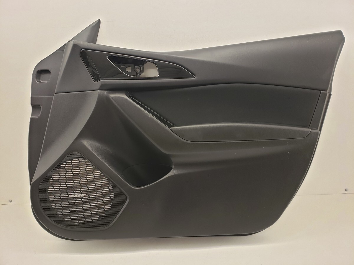 New OEM Door Trim Panel Front Mazda3 RH 2014-2016 Black BHN9-68
